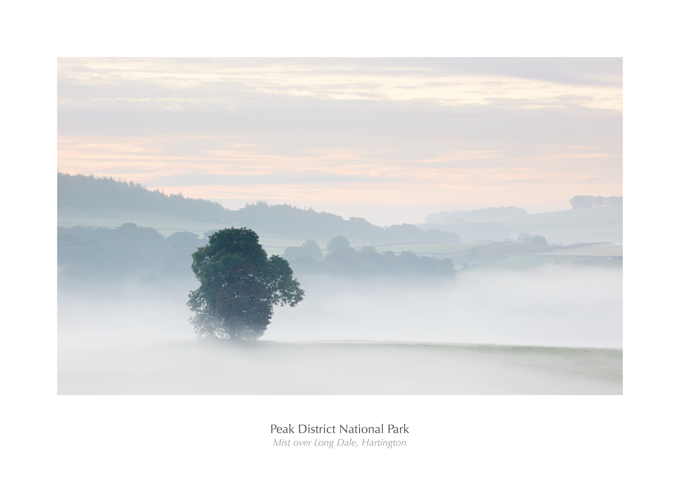 Morning over Long Dale - Hartington