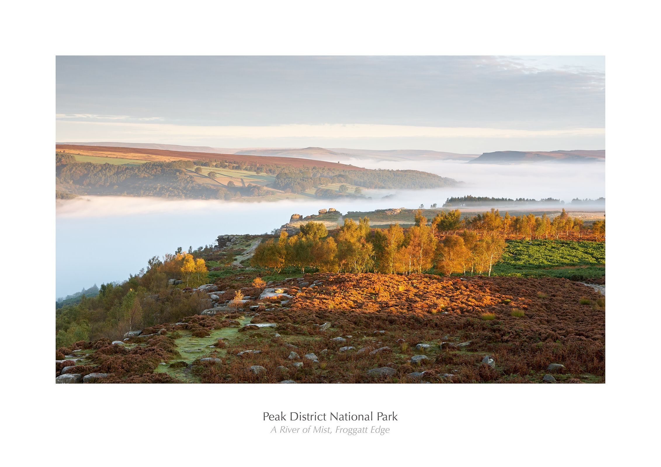 A River of Mist, Froggatt Edge